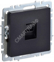 Розетка компьютерная СП RJ45 кат.5E BRITE РК10-БрЧ механизм черн. IEK BR-K10-1-K02 - smartlife-ural.ru – Екатеринбург