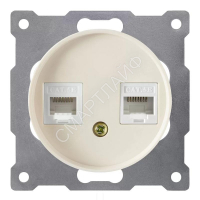 Розетка компьютерная 2-м СП Florence RJ45 кат.5E механизм беж. (1E20901301) OneKeyElectro 2172795 - smartlife-ural.ru – Екатеринбург
