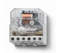 Реле шаговое электромеханич. 2NO 10А 2 состояния AgNi 230В AC монтаж в коробке IP20 FINDER 260282300000 - smartlife-ural.ru – Екатеринбург