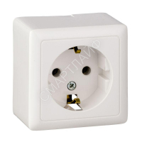 Розетка 1-м ОП Хит 16А IP20 250В с заземл. без защ. шторок бел. SE RA16-133-B - smartlife-ural.ru – Екатеринбург