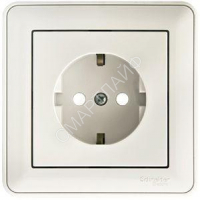 Розетка 1-м СП W59 16А IP20 с заземл. защ. шторки в сборе бел. SE RS16-152-18 - smartlife-ural.ru – Екатеринбург