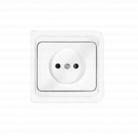 Розетка 1-м СП Валери 16А IP20 без заземл. бел. UNIVersal В0022 - smartlife-ural.ru – Екатеринбург