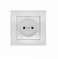 Розетка 1-м СП Бриллиант 16А IP20 без заземл. бел. UNIVersal 7947588 - smartlife-ural.ru – Екатеринбург