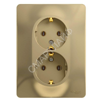 Розетка 2-м СП Glossa 16А IP20 с заземл. в сборе титан SE GSL000424 - smartlife-ural.ru – Екатеринбург