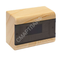 Щиток ОП Тусо 9мод. с прозр. двер. 222х160х93мм IP40 сосна на светл. основе Рувинил 68029-27М - smartlife-ural.ru – Екатеринбург