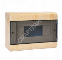 Щиток ОП Тусо 12мод. с прозр. двер. 280х190х93мм IP40 сосна на светл. основе Рувинил 68012-27М - smartlife-ural.ru – Екатеринбург