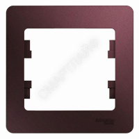 Рамка 1-м Glossa баклажан. SE GSL001101 - smartlife-ural.ru – Екатеринбург