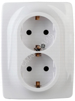 Розетка 2-м СП Эра12 12-2106-01 16А IP20 16AX 250В 2х2P+E Schuko бел. Эра Б0031228 - smartlife-ural.ru – Екатеринбург