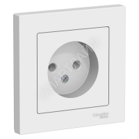 Розетка 1-м СП AtlasDesign 16А IP20 без заземл. в сборе бел. SE ATN000140 - smartlife-ural.ru – Екатеринбург