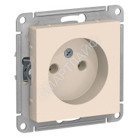 Розетка 1-м СП AtlasDesign 16А IP20 без заземл. без защ. шторок механизм беж. SE ATN000241 - smartlife-ural.ru – Екатеринбург