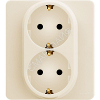 Розетка Inspiria 16А 250В 2х2P+E немецк. стандарт сл. кость IEK 673751 - smartlife-ural.ru – Екатеринбург