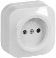 Розетка 1-м ОП GLORY РС20-2-ХБ 10А без заземл. бел. IEK ERH10-K01-10 - smartlife-ural.ru – Екатеринбург