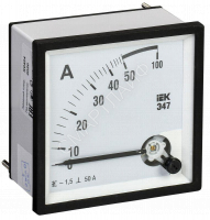 Амперметр Э47 72х72мм 50А кл. точн. 1.5 IEK IPA10-6-0050-E - smartlife-ural.ru – Екатеринбург