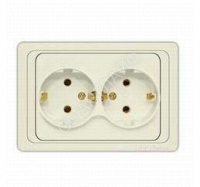 Розетка 2-м СП Валери 16А с заземл. сл. кость UNIVersal Б-В0128 - smartlife-ural.ru – Екатеринбург
