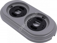 Рамка 2-х постовая пластик титан Bironi BF1-620-26 - smartlife-ural.ru – Екатеринбург