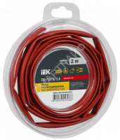 Трубка термоусадочная ТТУ нг-LS 3/1.5 красн. (уп.2м) IEK UDR12-003-D15-002-K04-T - smartlife-ural.ru – Екатеринбург