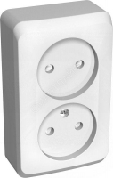 Розетка 2-м ОП Этюд 16А IP20 250В защ. шторки без заземл. бел. SE PA16-006B - smartlife-ural.ru – Екатеринбург