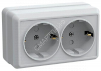 Розетка 2-м ОП Октава РСш22-3-ОБ 16А IP20 с заземл. защ. шторки бел. GENERICA ERO24-K01-16-DC - smartlife-ural.ru – Екатеринбург