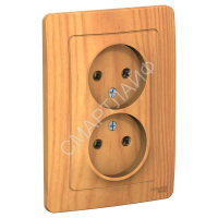 Розетка 2-м СП Blanca 16А IP20 250В без заземл. без защ. шторок ясень SE BLNRS000025 - smartlife-ural.ru – Екатеринбург