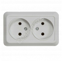Розетка 2-м ОП Bolleto 7102 16А IP20 бел. ASD / IN HOME 4680005959822 - smartlife-ural.ru – Екатеринбург