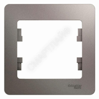 Рамка 1-м Glossa платина SE GSL001201 - smartlife-ural.ru – Екатеринбург