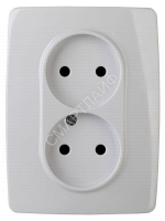 Розетка 2-м СП Эра12 12-2107-01 16А IP20 16AX 250В 2х2P бел. Эра Б0031238 - smartlife-ural.ru – Екатеринбург