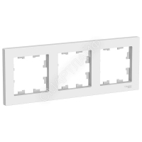 Рамка 3-м AtlasDesign универс. бел. SE ATN000103 - smartlife-ural.ru – Екатеринбург