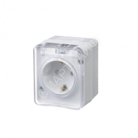 Розетка 1-м ОП AtlasDesign PROFI 16А IP54 250В заземл. защ. шторки бел. SE ATN540145 - smartlife-ural.ru – Екатеринбург