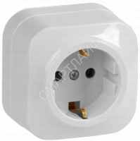 Розетка 1-м ОП GLORY РС20-3-ХБ 16А с заземл. бел. IEK ERH11-K01-16 - smartlife-ural.ru – Екатеринбург