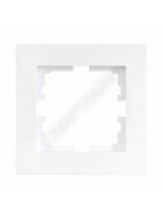 Рамка 1-местн. горизонт. VESNA бел. (20шт/240шт) LEZARD 742-0200-146 - smartlife-ural.ru – Екатеринбург