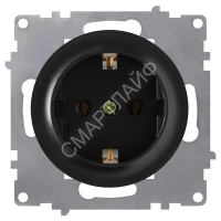 Розетка 1-м СП Florence 16А IP20 с заземл. защ. шторки винтов. клеммы механизм черн. (1E10101303) OneKeyElectro 2172810 - smartlife-ural.ru – Екатеринбург