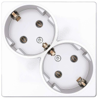 Розетка 2-м СП Simon 24 16А IP20 2х2P+E Schuko без защ. шторок механизм бел. Simon 2450459-030 - smartlife-ural.ru – Екатеринбург