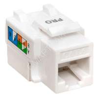Модуль Keystone RJ45 кат.6 неэкранир. 110 IDC 90град. бел. TERACOM PRO EKF TRP-KSTN-90D-6UTP-WH - smartlife-ural.ru – Екатеринбург