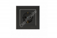 Розетка 1-м СП Karea 16А IP20 с/з дым. металлик Makel 56050028 - smartlife-ural.ru – Екатеринбург