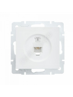 Розетка телефонная СП Vesna евро стандарт механизм бел. LEZARD 742-0288-137 - smartlife-ural.ru – Екатеринбург