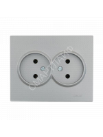 Розетка 2-м СП VESNA без заземл. ПБТ платина LEZARD 742-3500-128B - smartlife-ural.ru – Екатеринбург