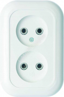 Розетка 2-м СП Валентина РС10-393 10А IP20 бел. Кунцево 5449 - smartlife-ural.ru – Екатеринбург