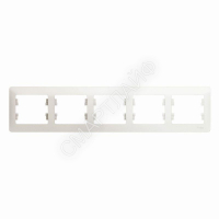 Рамка 5-м Glossa горизонт. перламутр SE GSL000605 - smartlife-ural.ru – Екатеринбург