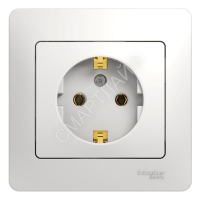Розетка 1-м СП Glossa 16А IP20 с заземл. в сборе бел. SE GSL000142 - smartlife-ural.ru – Екатеринбург