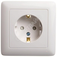 Розетка 1-м СП 1мод. Хит 16А IP20 250В с заземл. защ. шторки бел. SE RS16-136-B - smartlife-ural.ru – Екатеринбург
