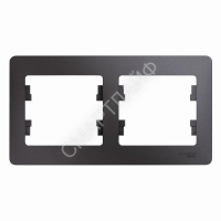 Рамка 2-м Glossa горизонт. графит SE GSL001302 - smartlife-ural.ru – Екатеринбург