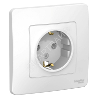 Розетка 1-м СП Blanca 16А IP20 250В с заземл. без защ. шторок бел. SE BLNRS001011 - smartlife-ural.ru – Екатеринбург
