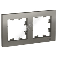 Рамка 2-м AtlasDesign универс. сталь SE ATN000902 - smartlife-ural.ru – Екатеринбург