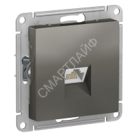 Розетка компьютерная AtlasDesign RJ45 кат.5E механизм сталь SE ATN000983 - smartlife-ural.ru – Екатеринбург