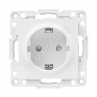 Розетка 1-м СП Стокгольм 16А IP20 с заземл. защ. шторки механизм бел. PROxima EKF EYR16-028-10 - smartlife-ural.ru – Екатеринбург