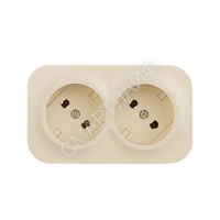 Розетка 2-м ОП Quteo 16А IP20 250В 2х2P без заземл. без защ. шторок сл. кость IEK 782261 - smartlife-ural.ru – Екатеринбург