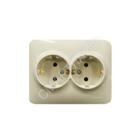 Розетка 2-м Karina Life с заземл. ПБТ крем. LEZARD 708-0300-127B - smartlife-ural.ru – Екатеринбург