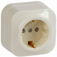 Розетка 1-м ОП GLORY РСш20-3-ХК 16А с заземл. защ. шторки крем. IEK ERH14-K33-16 - smartlife-ural.ru – Екатеринбург