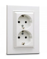Розетка 2-я с/з СП Karea 16А IP20 бел. Makel 56001082 - smartlife-ural.ru – Екатеринбург