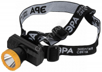 Фонарь светодиодный аккумуляторный налобный GA-802 3Вт 2режима Li-Ion 1500мАч IP40 желт./черн. Эра Б0055349 - smartlife-ural.ru – Екатеринбург